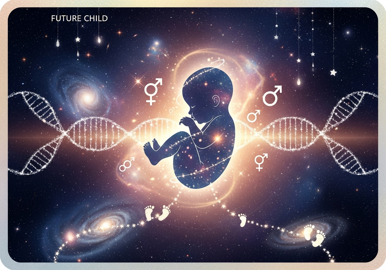 Future child astrology scratch card - predict your baby's destiny, characteristics and birth timing through Vedic astrology